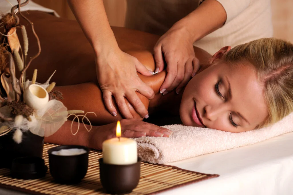 Aroma Therapy massage setup at Auram Spa Thane